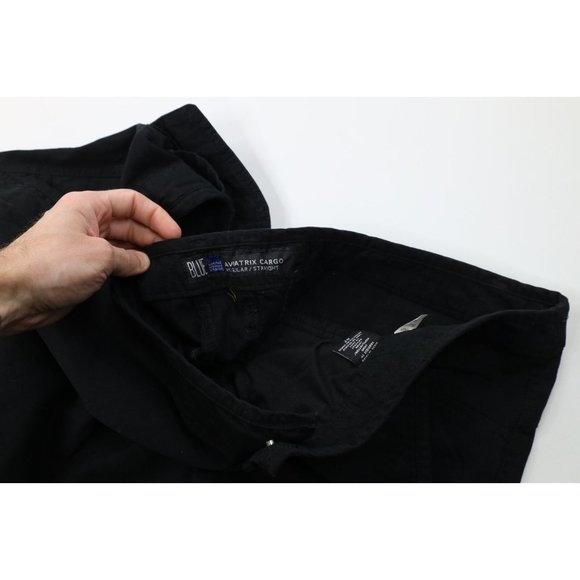 Vintage 90s Marithe Francois Girbaud Mens 42x34 Regular Fit Strap Cargo Pants - Picture 8 of 13